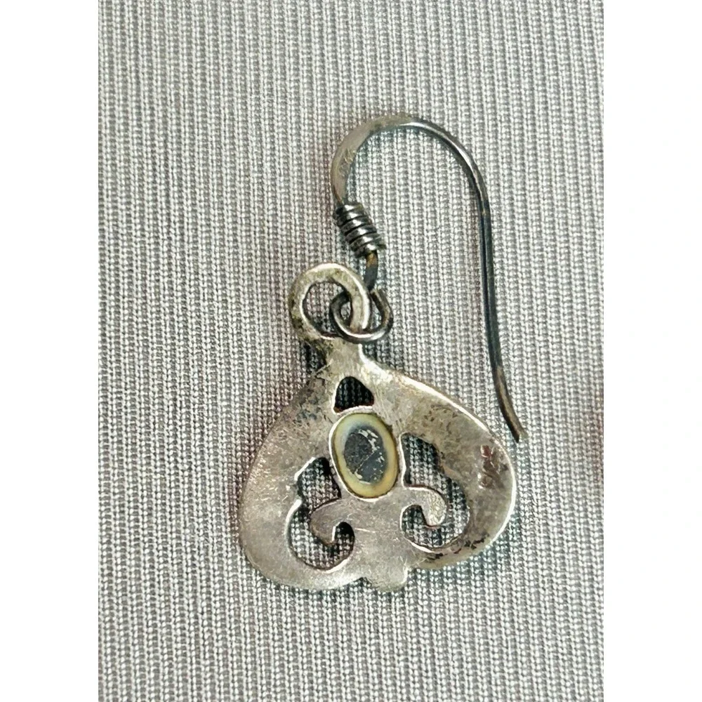 Sterling‎ Silver Pair Of Dangle Earrings .925